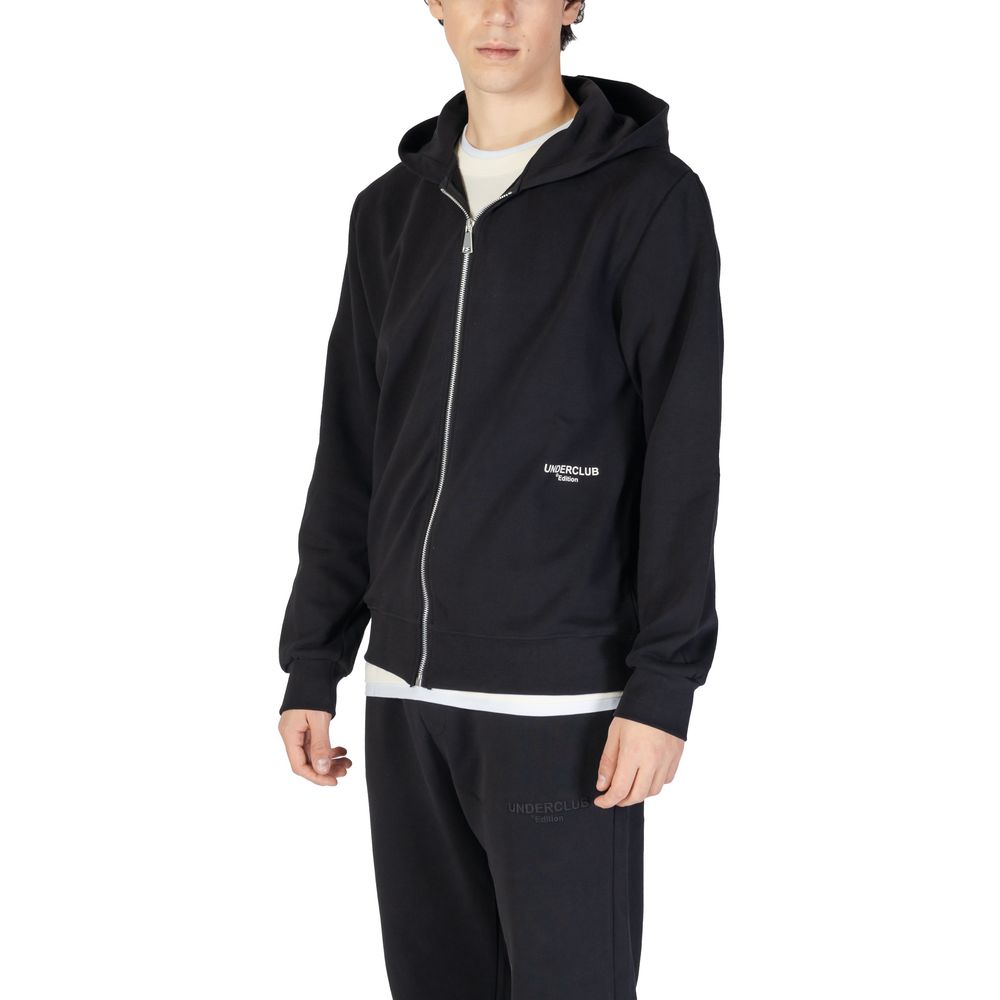 Black Cotton Hoody