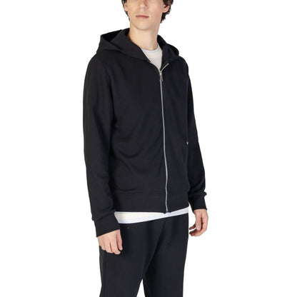 Black Cotton Hoody