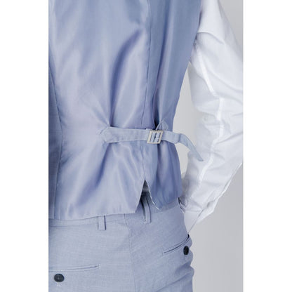Blue Polyester Waistcoat