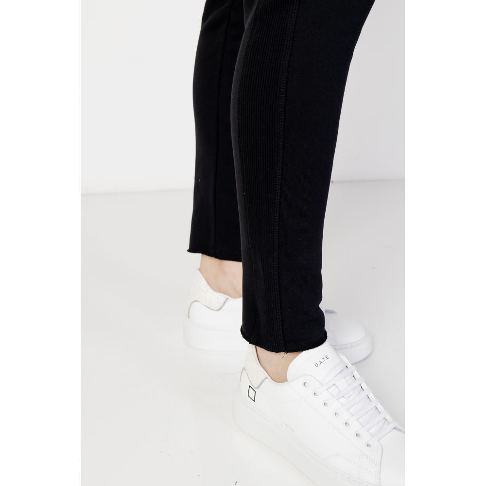 Black Cotton Joggers Workout Pant