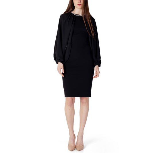 Black Polyester Long