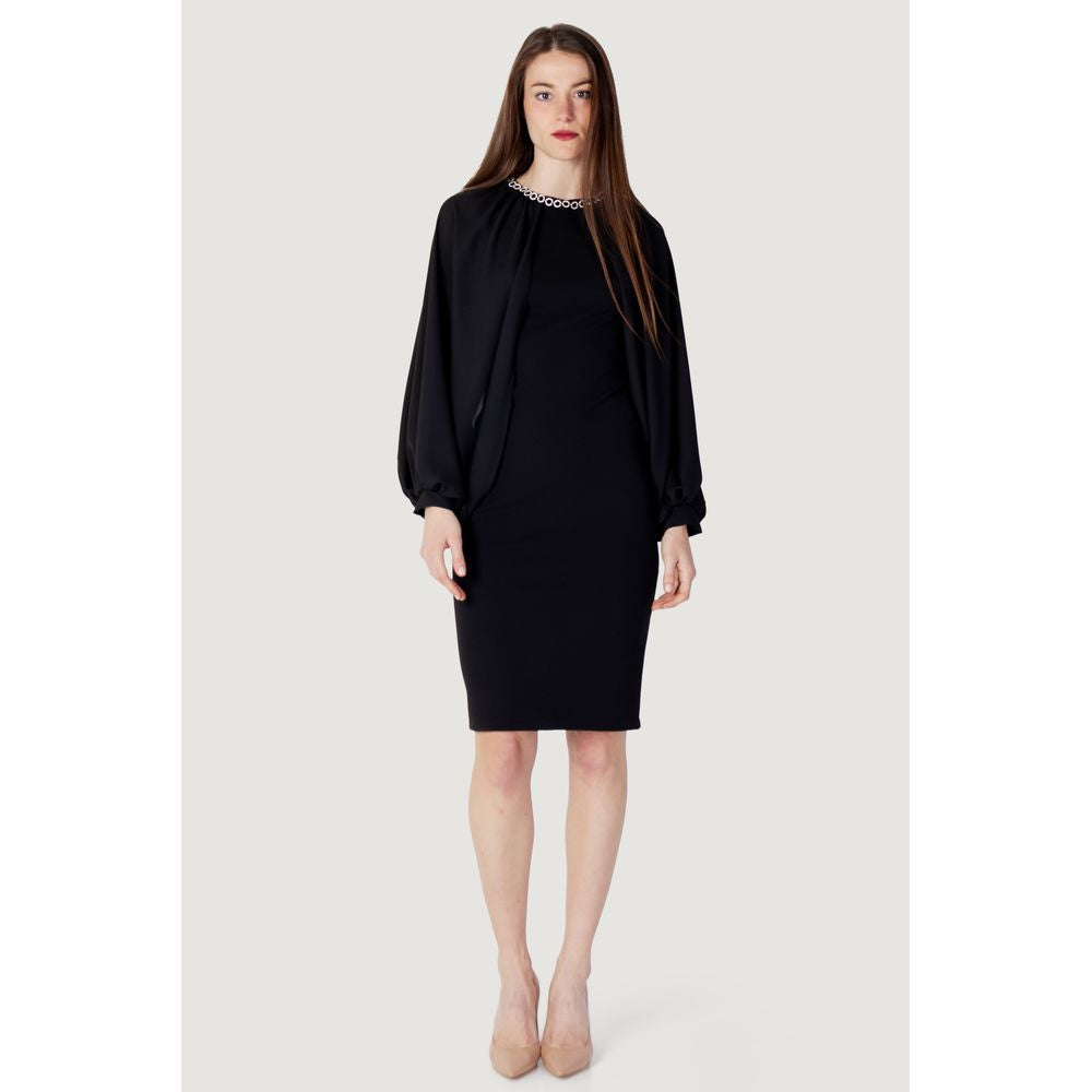 Black Polyester Long