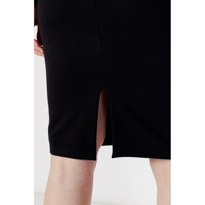 Black Polyester Long