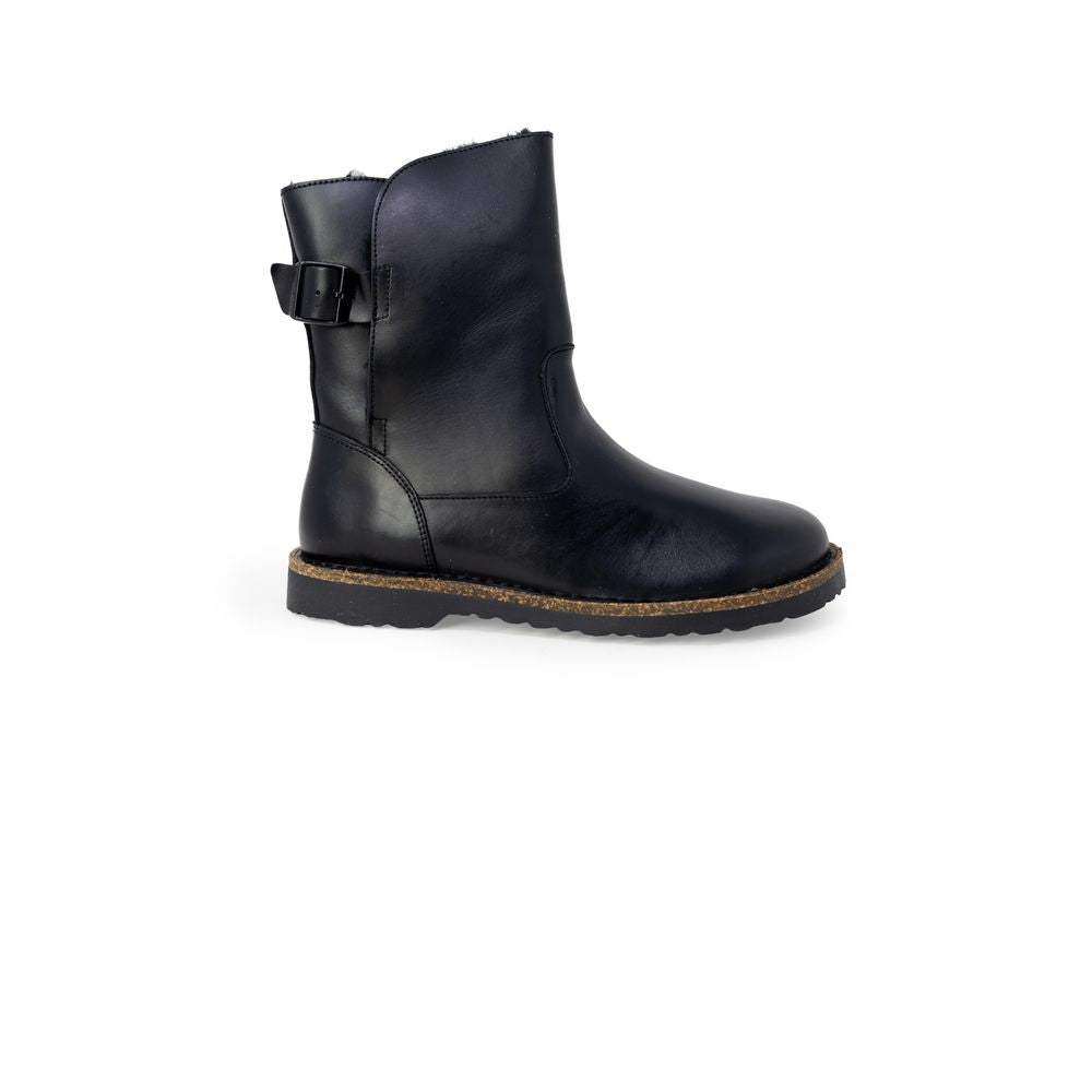 Black Leather Ankle