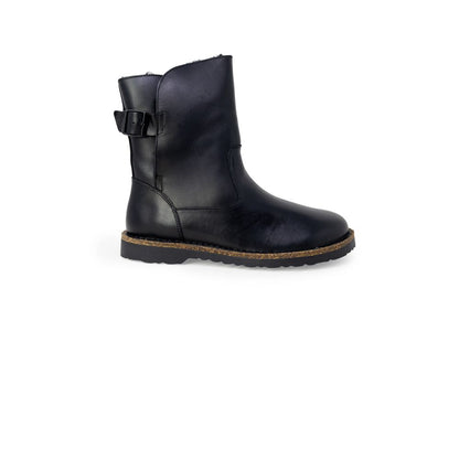 Black Leather Ankle