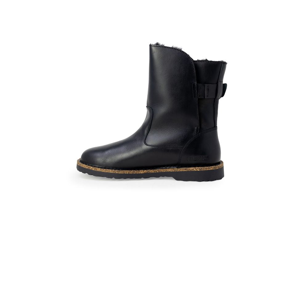Black Leather Ankle