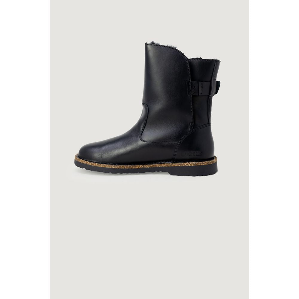 Black Leather Ankle