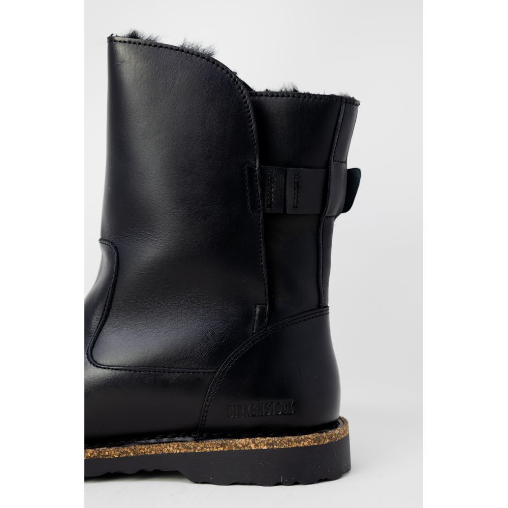 Black Leather Ankle