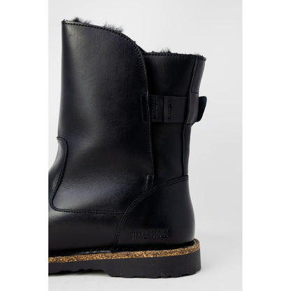 Black Leather Ankle