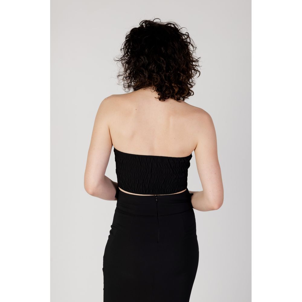 Black Polyester Top