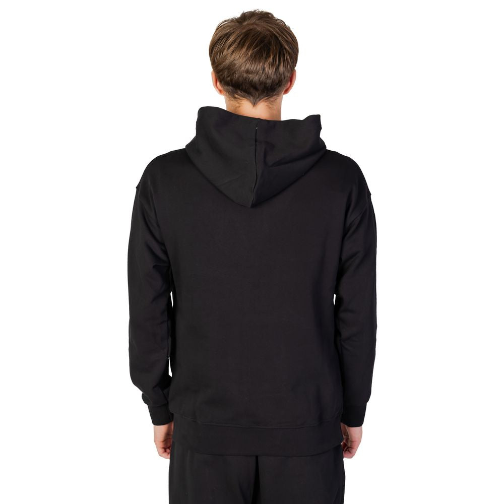 Black Cotton Hoody