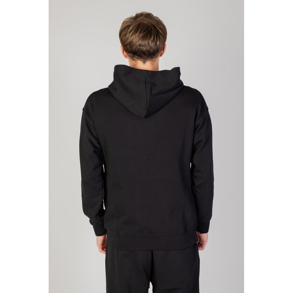 Black Cotton Hoody
