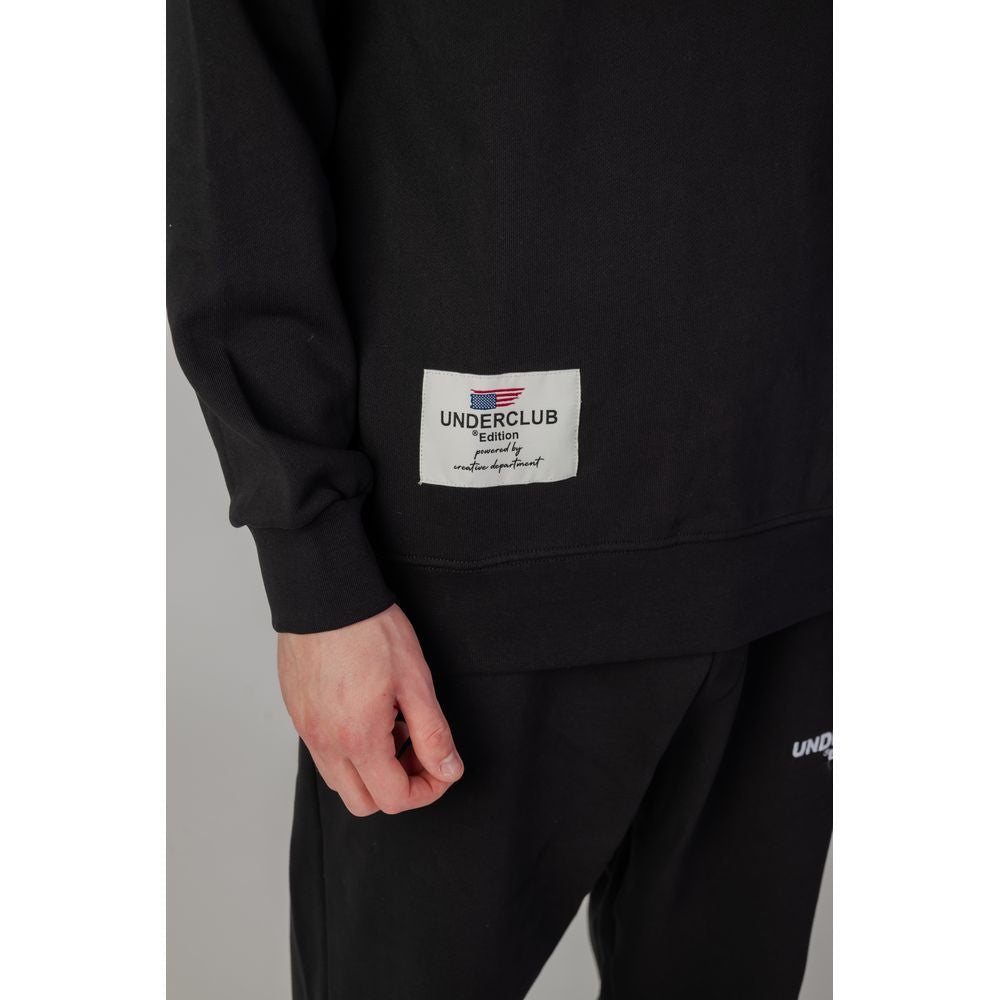 Black Cotton Sweatshirt