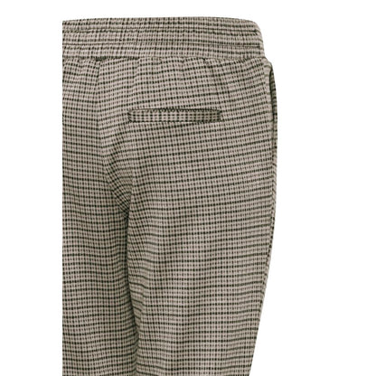 Beige Polyester Pant
