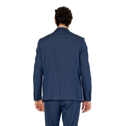 Blue Polyester Blazer