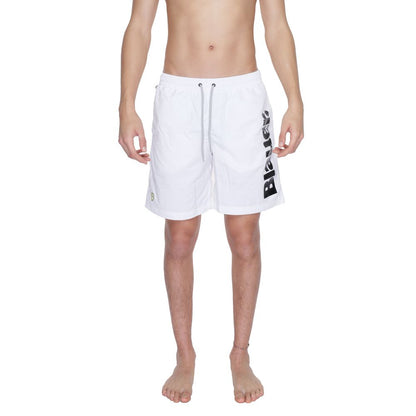 White Polyamide Swim Short