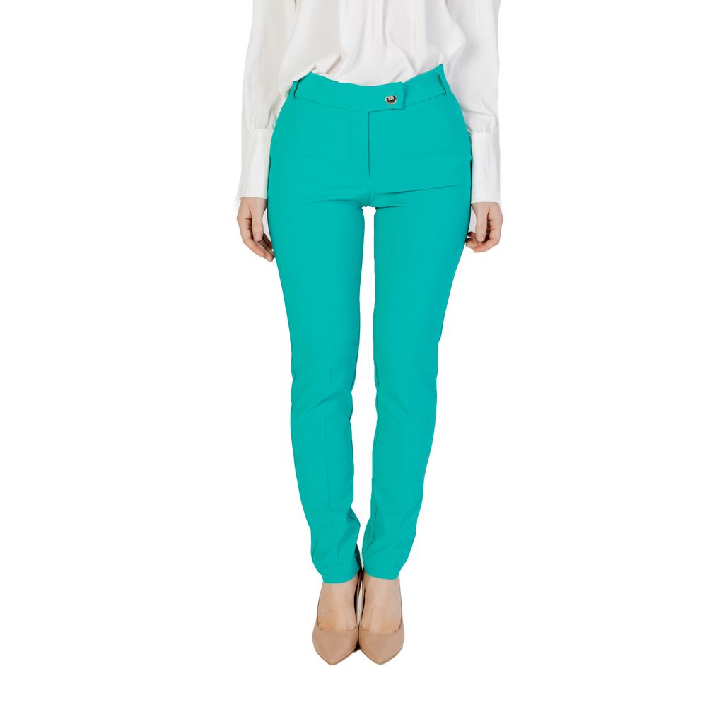 Green Polyester Pant