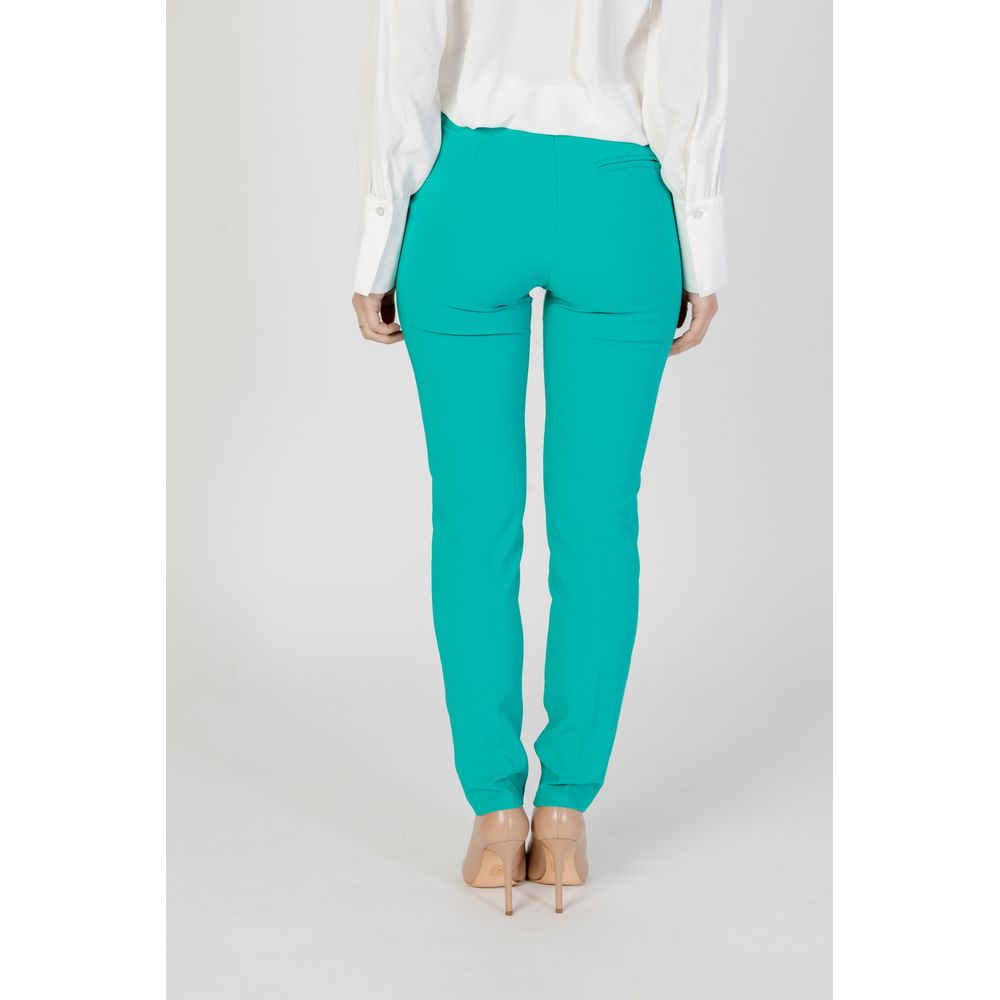 Green Polyester Pant