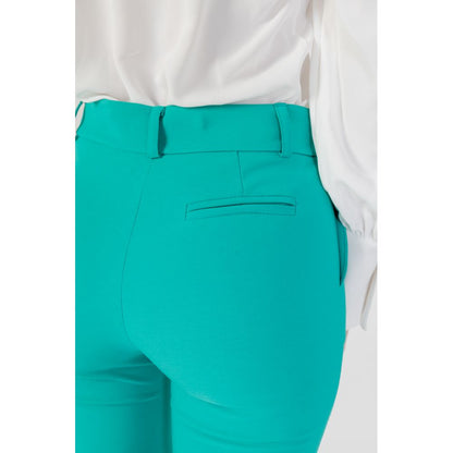 Green Polyester Pant