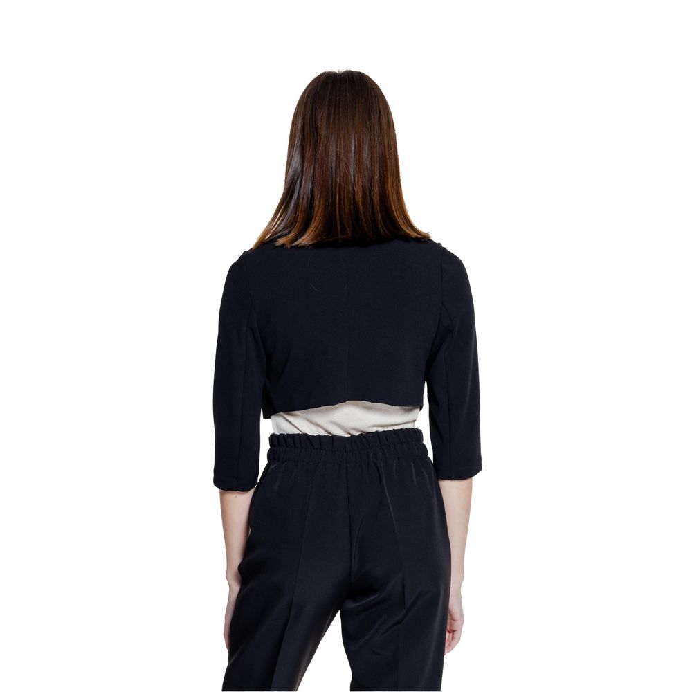 Black Polyester Sweater