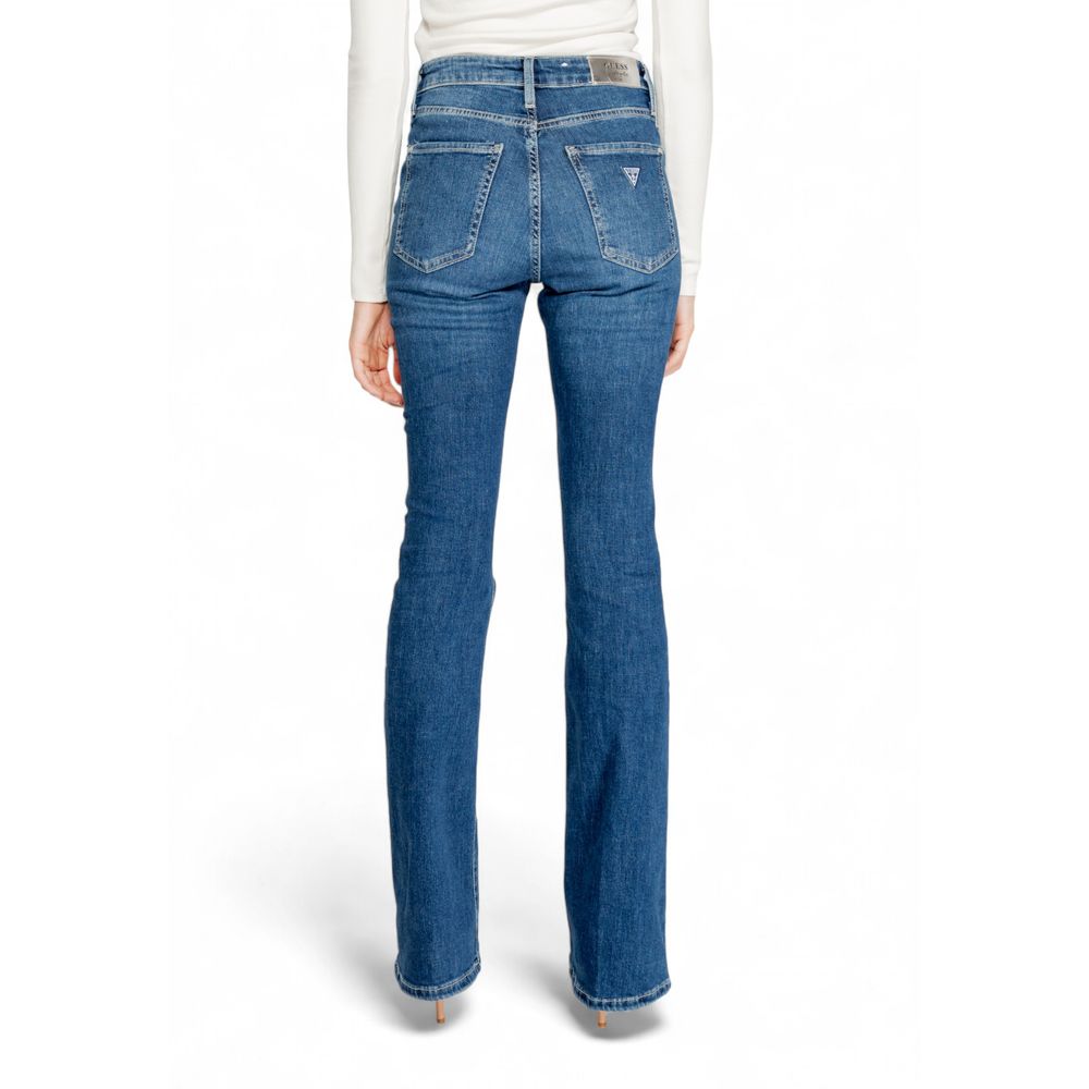 Blue Cotton Bootcut Jean