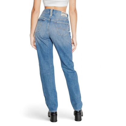 Blue Cotton Mom Jean