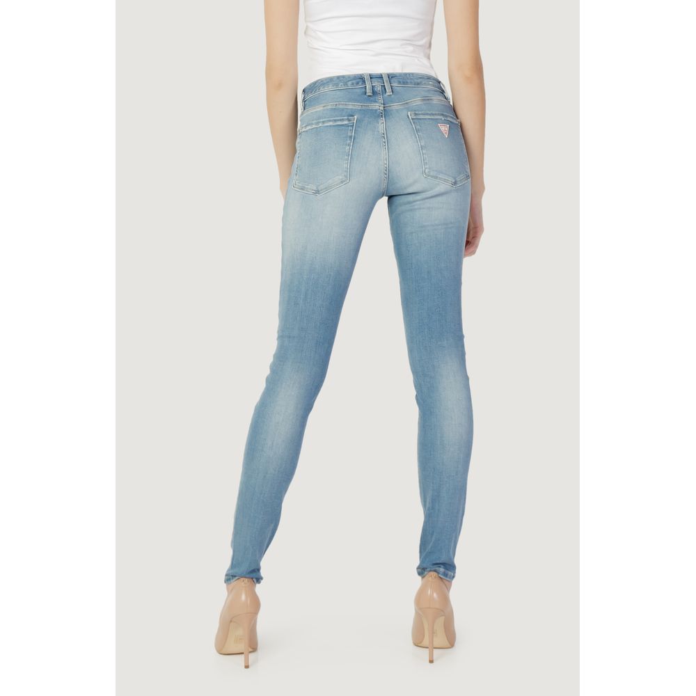 Blue Cotton Skinny Jean