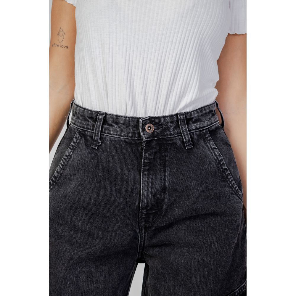 Black Cotton Boyfriend Jean