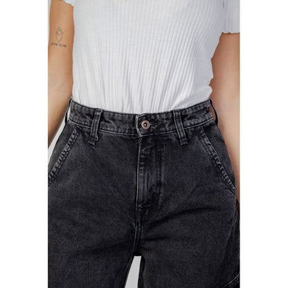 Black Cotton Boyfriend Jean