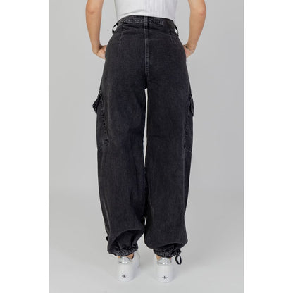 Black Cotton Boyfriend Jean