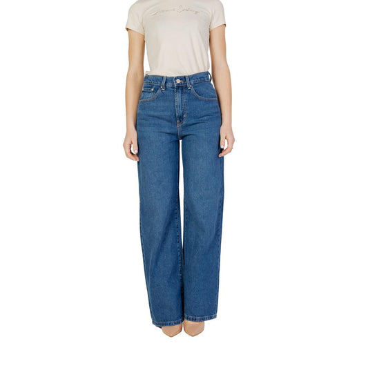 Blue Cotton Relaxed Fit Jean
