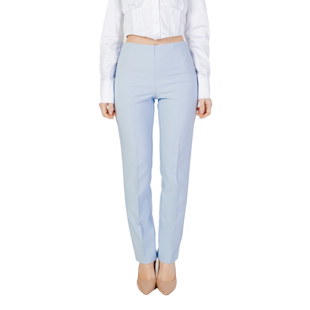 Blue Polyester Pant