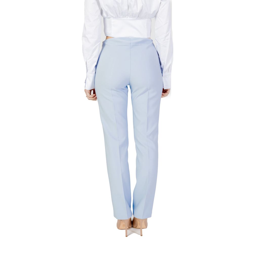 Blue Polyester Pant