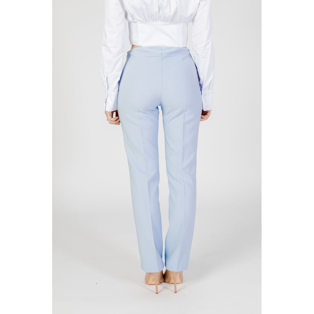 Blue Polyester Pant