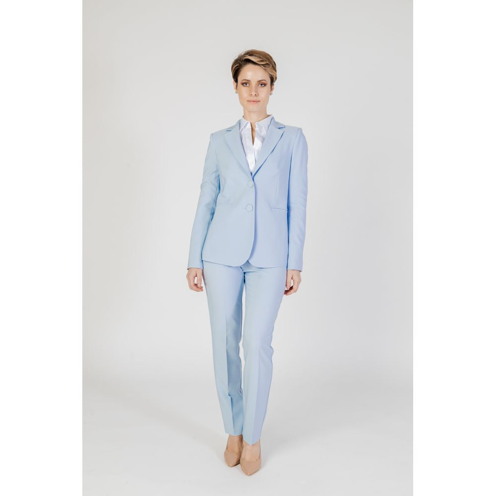 Blue Polyester Pant