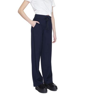 Blue Viscose Pant