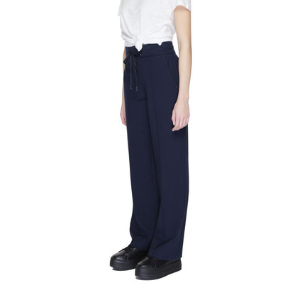 Blue Viscose Pant