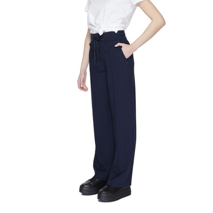 Blue Viscose Pant