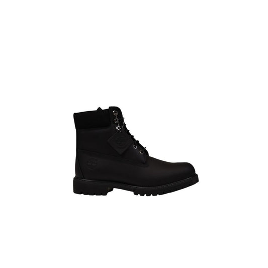 Black Suede Leather Athletic