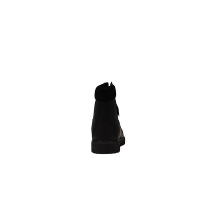 Black Suede Leather Athletic