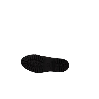 Black Suede Leather Athletic