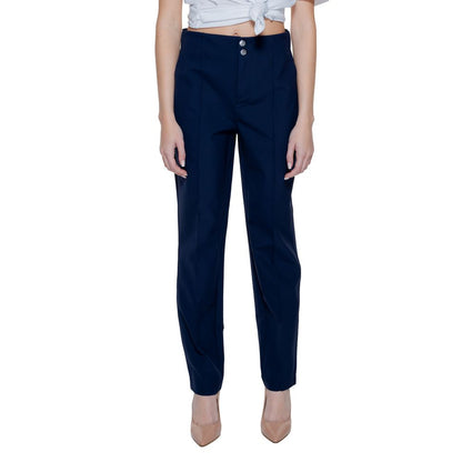 Blue Polyamide Pant