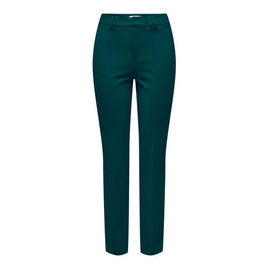 Green Polyester Pant