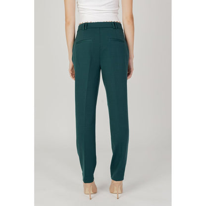 Green Polyester Pant