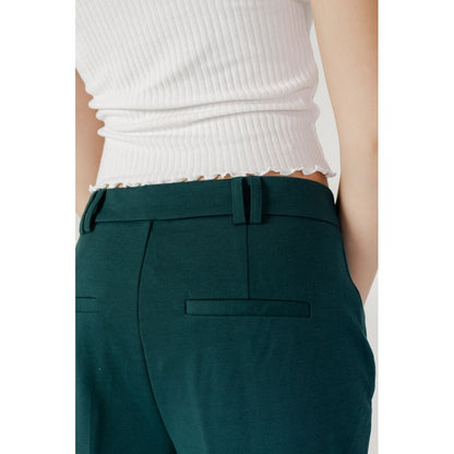Green Polyester Pant