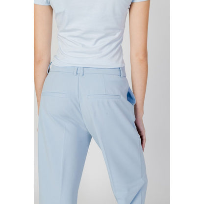 Blue Polyester Pant