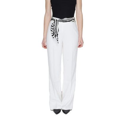 White Polyester Pant
