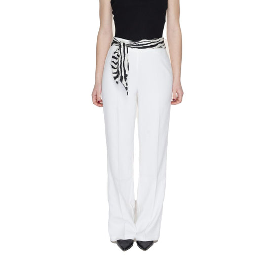 White Polyester Pant