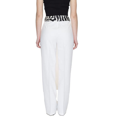 White Polyester Pant
