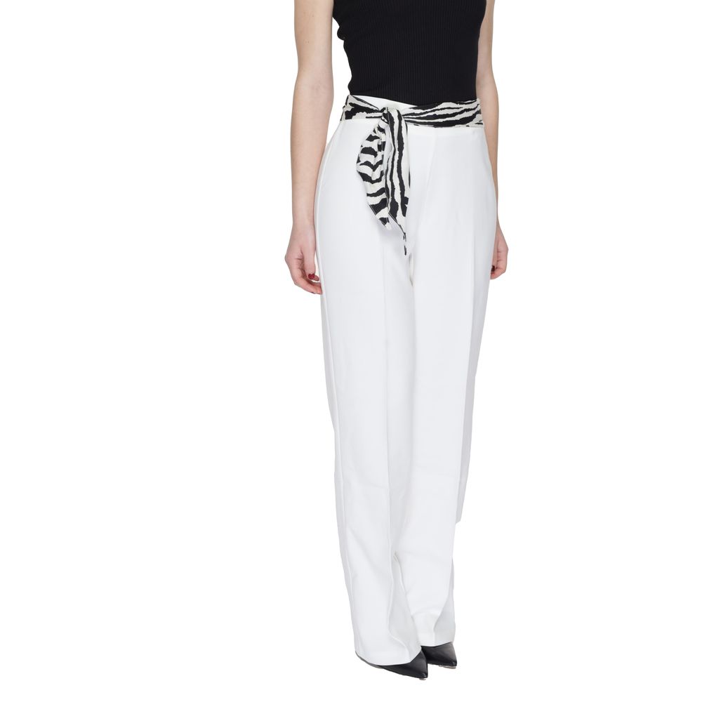 White Polyester Pant